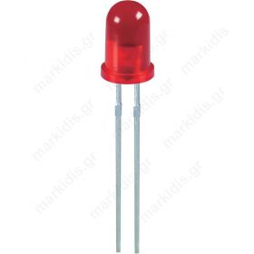 LED 5mm red 100-300mcd
