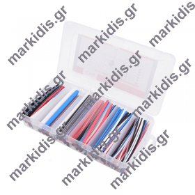 Set of heat shrink sleeves 100mm polyolefine Pcs 170