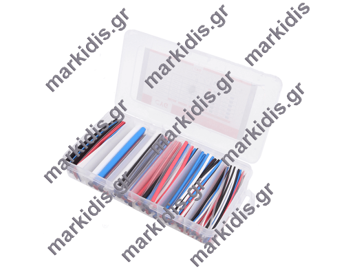 Set of heat shrink sleeves 100mm polyolefine Pcs 170