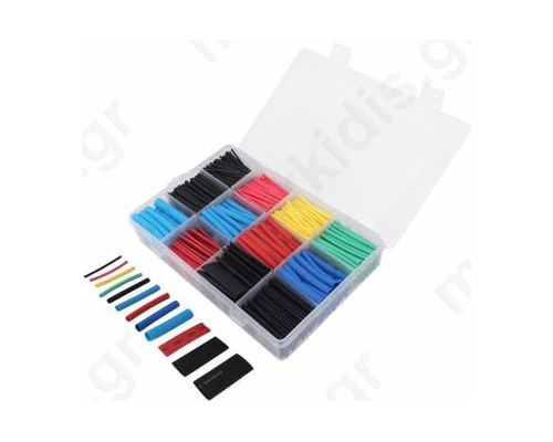 Set of heat shrink sleeves 2: 1 polyolefine Pcs 171