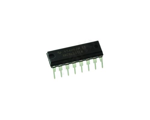 IC interface line driver RS422,RS485 DIP16 4.75 5.25VDC AM26LS31CN