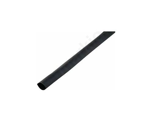 Heat shrink sleeve glued 4: 1 4mm L 1000mm black polyolefine