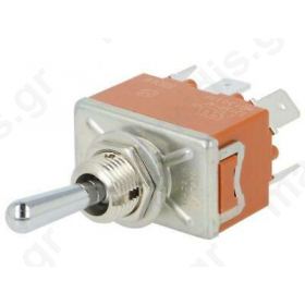 Switch Toggle On-Off-On Pos 3 SP3T  15A/250VAC 15A/30VDC