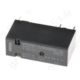 Relay electromagnetic SPDT Ucoil: 5VDC 8A/250VAC 5A/30VDC