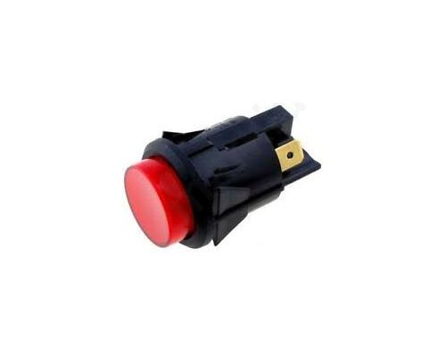 Switch push-button Pos 2 DPST-NO 16A/250VAC 16A/28VDC red
