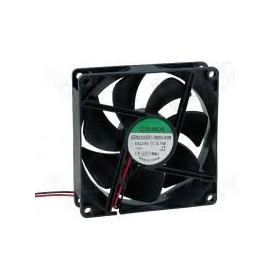 Fan DC axial 24VDC 92x92x25mm 87.55m3/h 34dBA slide bearing