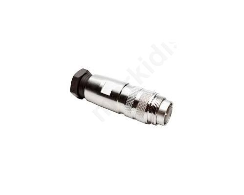 Connector M16 plug male soldering for cable PIN 4 5A 300V