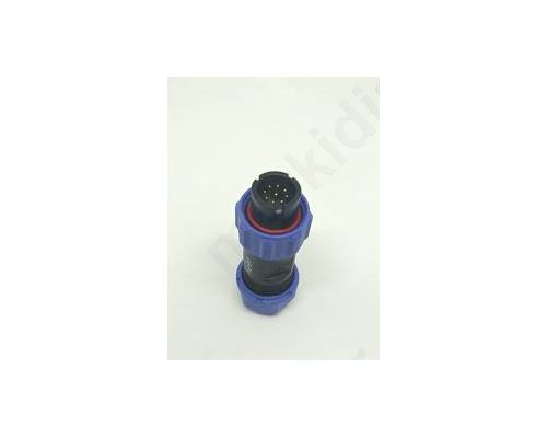 Plug male PIN 9 IP68 6.5mm 3A