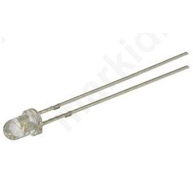 LED 3mm 12VDC ΛΕΥΚΟ ΨΥΧΡΟ 3000-4200mcd