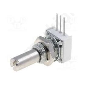 Potentiometer shaft single turn 50kO 1W ±10% 6.35mm THT