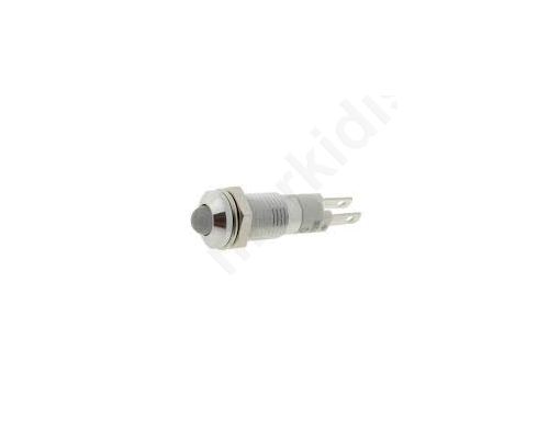 Indicator LED prominent 24X28VDC 8.2mm IP40 metal