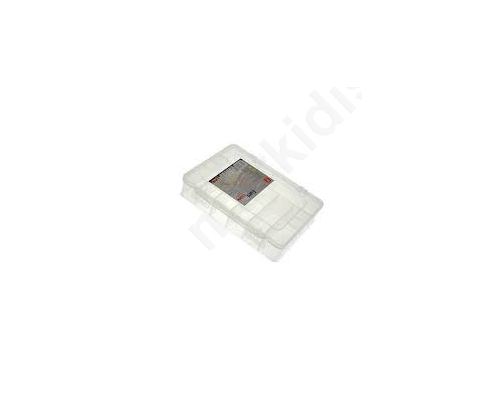 Container compartment box 180x149x40mm white polypropylene
