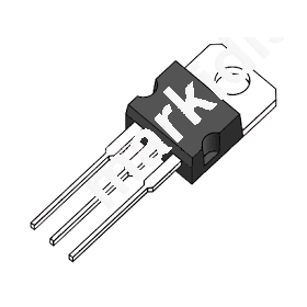 IC voltage regulator linear fixed 5V 1.5A TO220 LM340AT-5.0