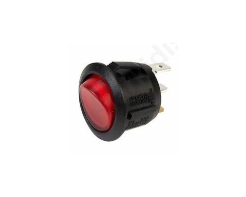 ROCKER DPST Pos:2 OFF-ON 20A/12VDC red neon lamp 50m Ω
