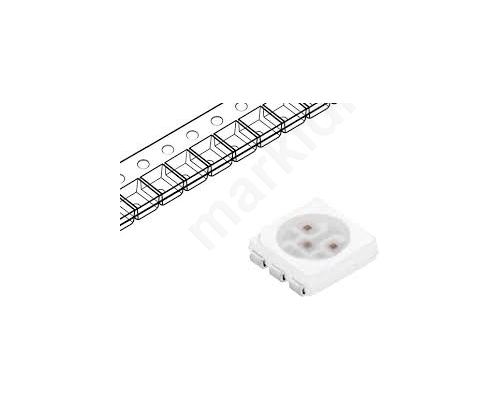 LED SMD 5060,PLCC6 red 4200-5800mcd 5x5x1.5mm 120°