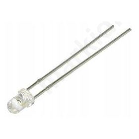 LED 3mm Μπλέ 3500mcd 30°