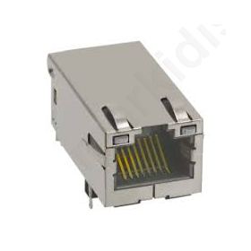 Socket RJ45 PIN 8 shielded,with LED Layout 8p8c