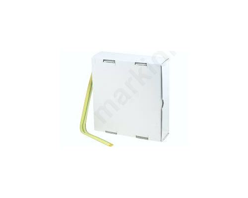 Heat shrink sleeve glueless 2: 1 9.5mm yellow-green -55X125°C