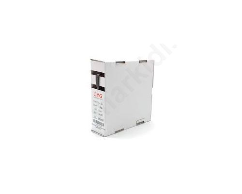 Heat shrink sleeve glueless 2: 1 3.2mm yellow polyolefine