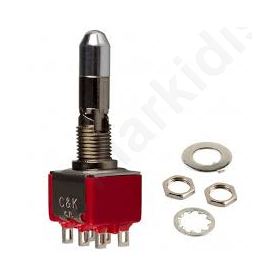 Διακόπτης toggle Pos 2 DPDT ON-ON 2A/250VA 5A/28VDC IP40