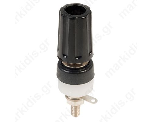 Socket 4mm banana 15A 250VDC L 45mm black