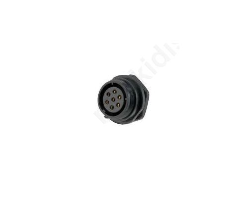 socket female PIN 7 IP68 soldering 500V 1.5mm2 15A