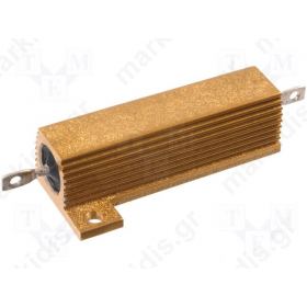 Resistor wire-wound with heatsink screwed 470Ω 50W