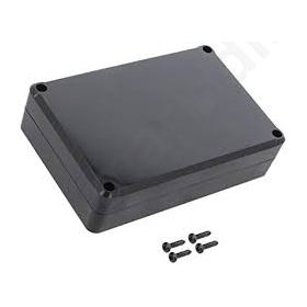 Enclosure Multipurpose 80mmX120mmX31mm ABS Black IP55