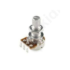 Potentiometer shaft single turn 5k Ω 63mW ±20% THT 6mm metal