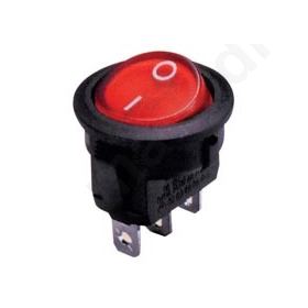 Διακόπτης Κούνιας (ROCKER) Mini Με Λυχνία On-Off 8A/250V 3pin