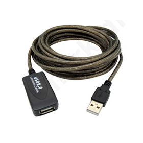 Καλώδιο USB 2.0 A/M A/F Προέκτ.+ Ενισχ.10 m Box