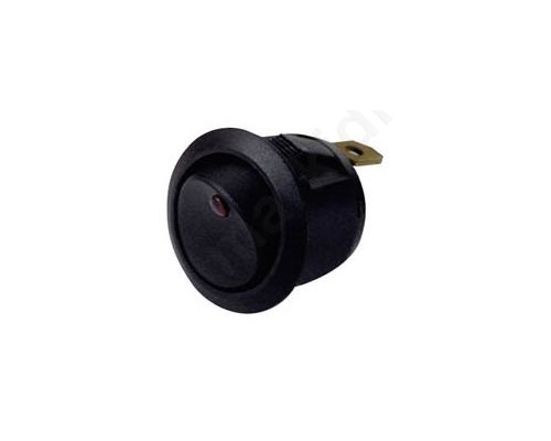 Διακόπτης Rocker Φ23 3P On-Off 20A/14V Red Led
