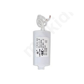 CAPACITOR 4,5MF 250V WITH STUD M8 & 2 RIGID LEADS