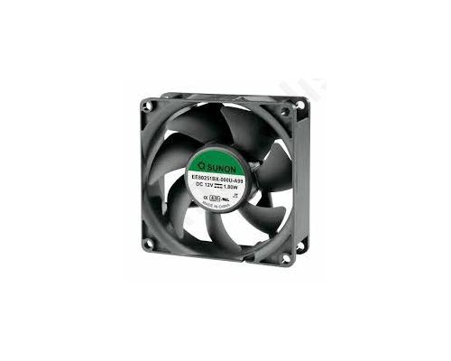 Fan DC axial 12VDC 80x80x15mm 62.86m3/h 34.7dBA Out F type