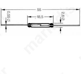 Patch cord U/UTP 6 stranded CCA PVC grey 250mm 24AWG