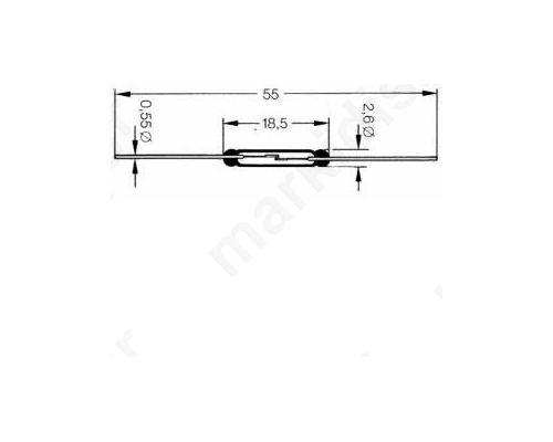 Patch cord U/UTP 6 stranded CCA PVC grey 250mm 24AWG