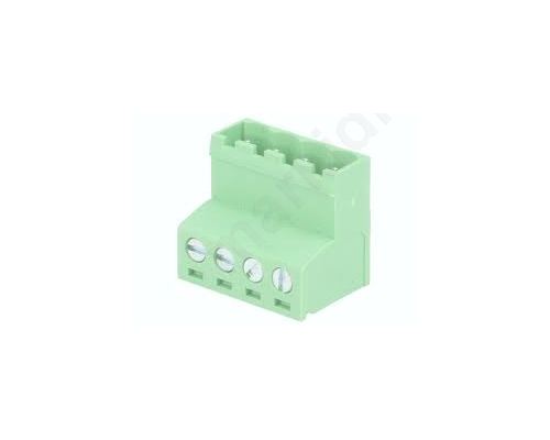 Pluggable terminal block 5mm ways 4 straight plug male 320V