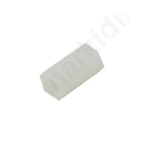 Screwed spacer sleeve hexagonal polyamide M4 10mm