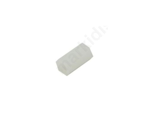 Screwed spacer sleeve hexagonal polyamide M4 10mm