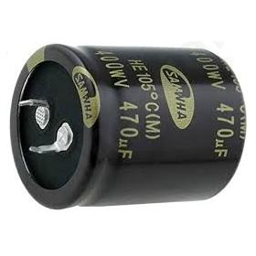Capacitor electrolytic SNAP-IN 470uF 400VDC 35x40mm ±20% Capacitor electrolytic SNAP-IN 470uF 400VDC 35x40mm ±20%