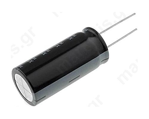 Capacitor electrolytic THT 330 μ F 200VDC 16x40mm Pitch 7.5mm