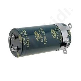Capacitor electrolytic 4700uF 450VDC 76x160mm