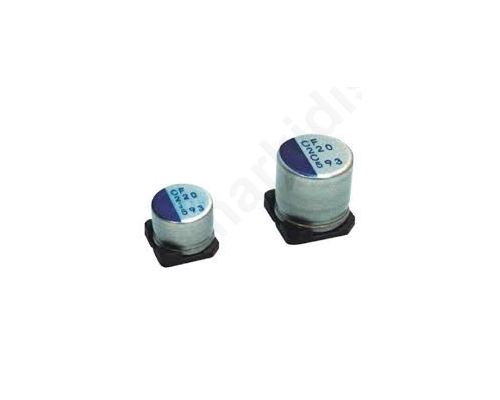 Capacitor electrolytic SMD 10 μ F 25 VDC 5x5.4mm  ±20% 1000h