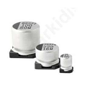 Capacitor electrolytic SMD 47μ F 50VDC 6.3x7.7mm  ±20% 1000h