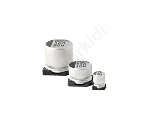 Capacitor electrolytic SMD 47μ F 50VDC 6.3x7.7mm  ±20% 1000h