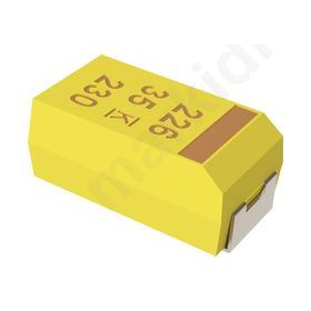 Capacitor tantalum 0.1uF 50VDC SMD Case A 1206 ±10%