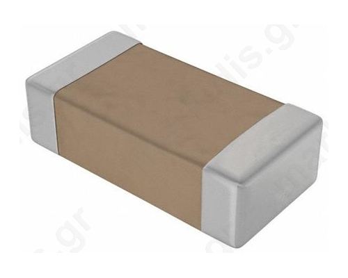 Capacitor ceramic MLCC 10nF 100V X7R ±5% SMD 1206