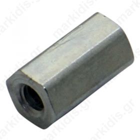 Screwed spacer sleeve M3 10mm hexagonal brass