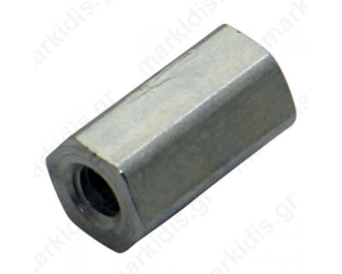Screwed spacer sleeve M3 10mm hexagonal brass