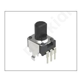 Potentiometer shaft single turn vertical 10k Ω ±20% 6mm mono